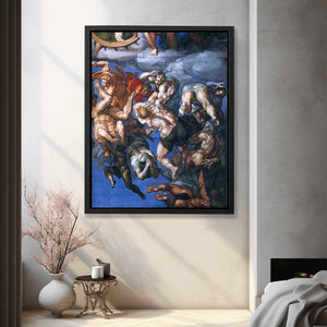 Last Judgment (detail-23) 1537-41 By Michelangelo Buonarroti