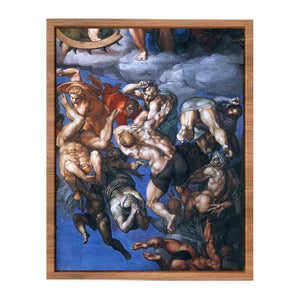 Last Judgment (detail-23) 1537-41 By Michelangelo Buonarroti