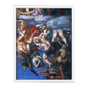 Last Judgment (detail-23) 1537-41 By Michelangelo Buonarroti