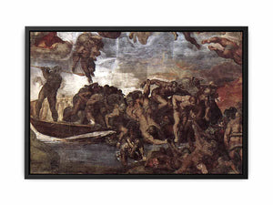 The Last Judgment (detail) By Michelangelo Buonarroti
