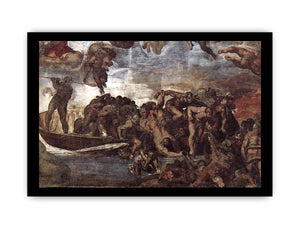 The Last Judgment (detail) By Michelangelo Buonarroti