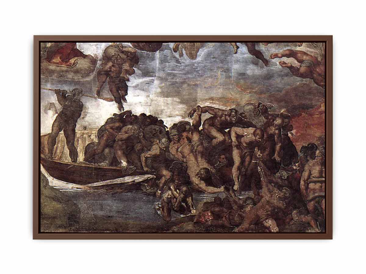 The Last Judgment (detail) By Michelangelo Buonarroti