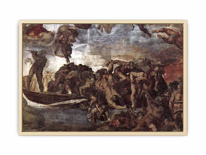 The Last Judgment (detail) By Michelangelo Buonarroti
