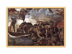 The Last Judgment (detail) By Michelangelo Buonarroti