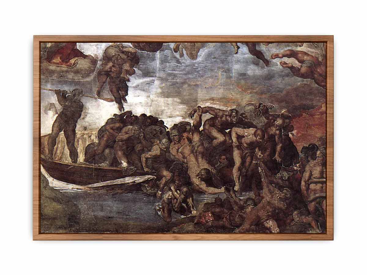 The Last Judgment (detail) By Michelangelo Buonarroti