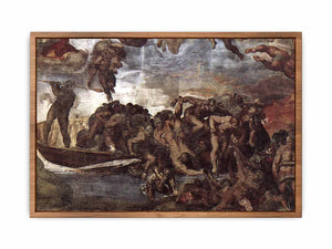 The Last Judgment (detail) By Michelangelo Buonarroti