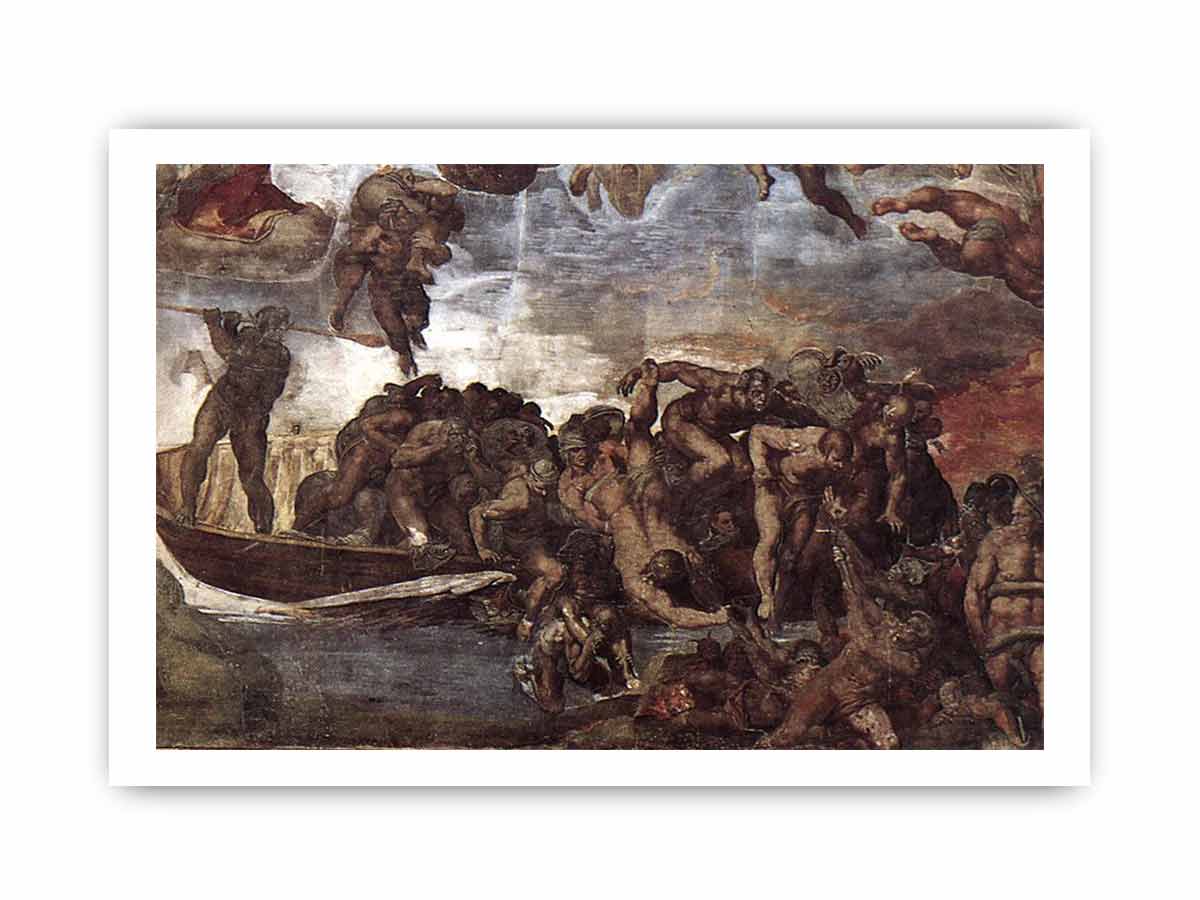 The Last Judgment (detail) By Michelangelo Buonarroti