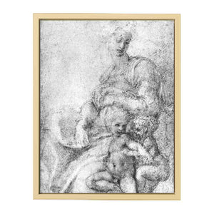Madonna, Child and St John By Michelangelo Buonarroti