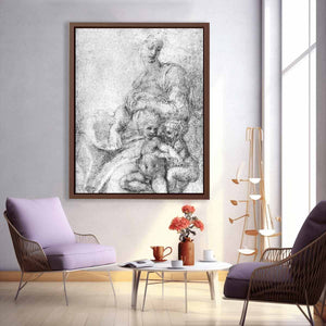 Madonna, Child and St John By Michelangelo Buonarroti