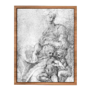 Madonna, Child and St John By Michelangelo Buonarroti