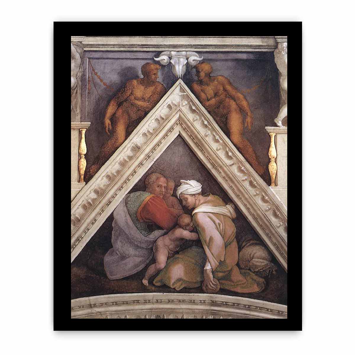 Ancestors of Christ: figures By Michelangelo Buonarroti