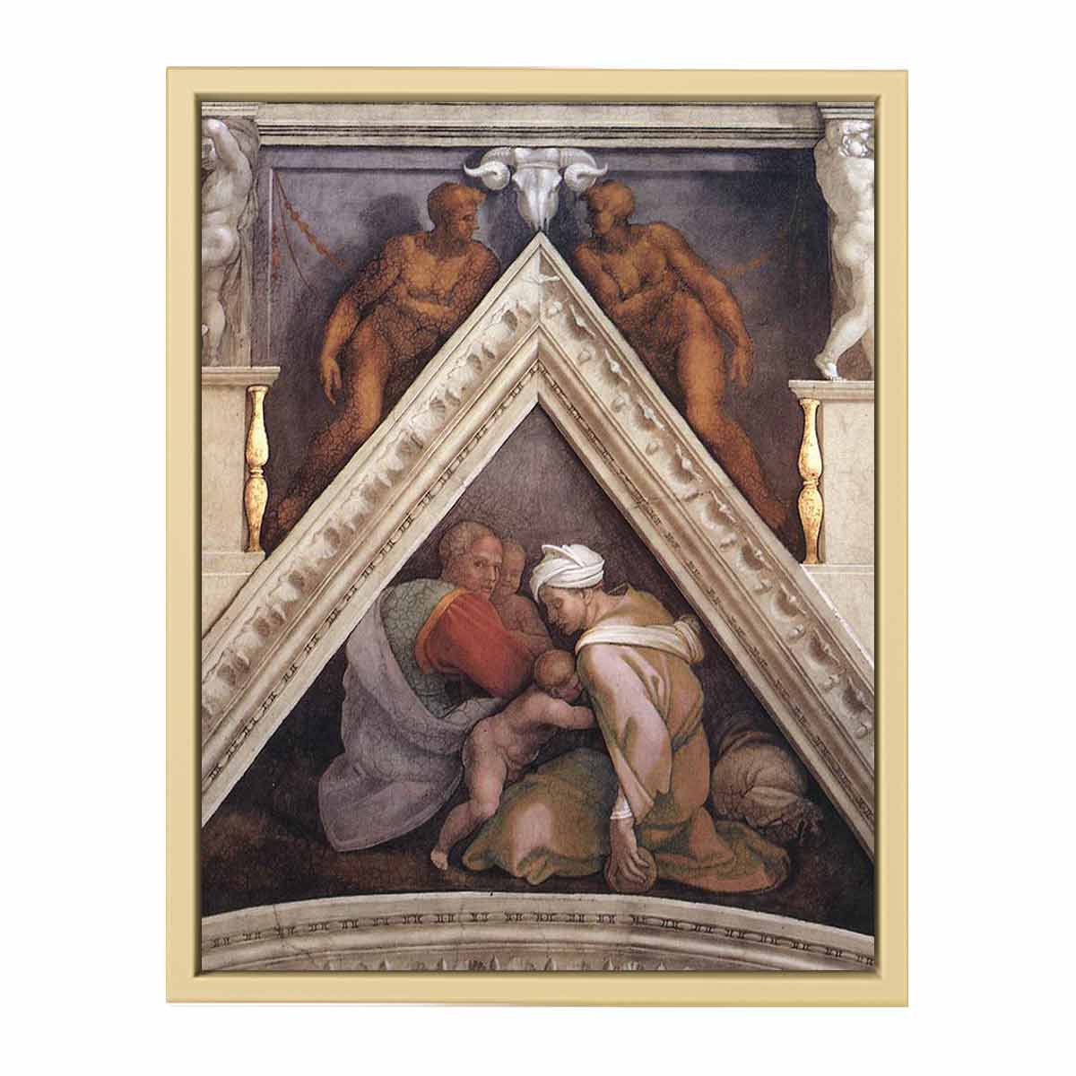 Ancestors of Christ: figures By Michelangelo Buonarroti