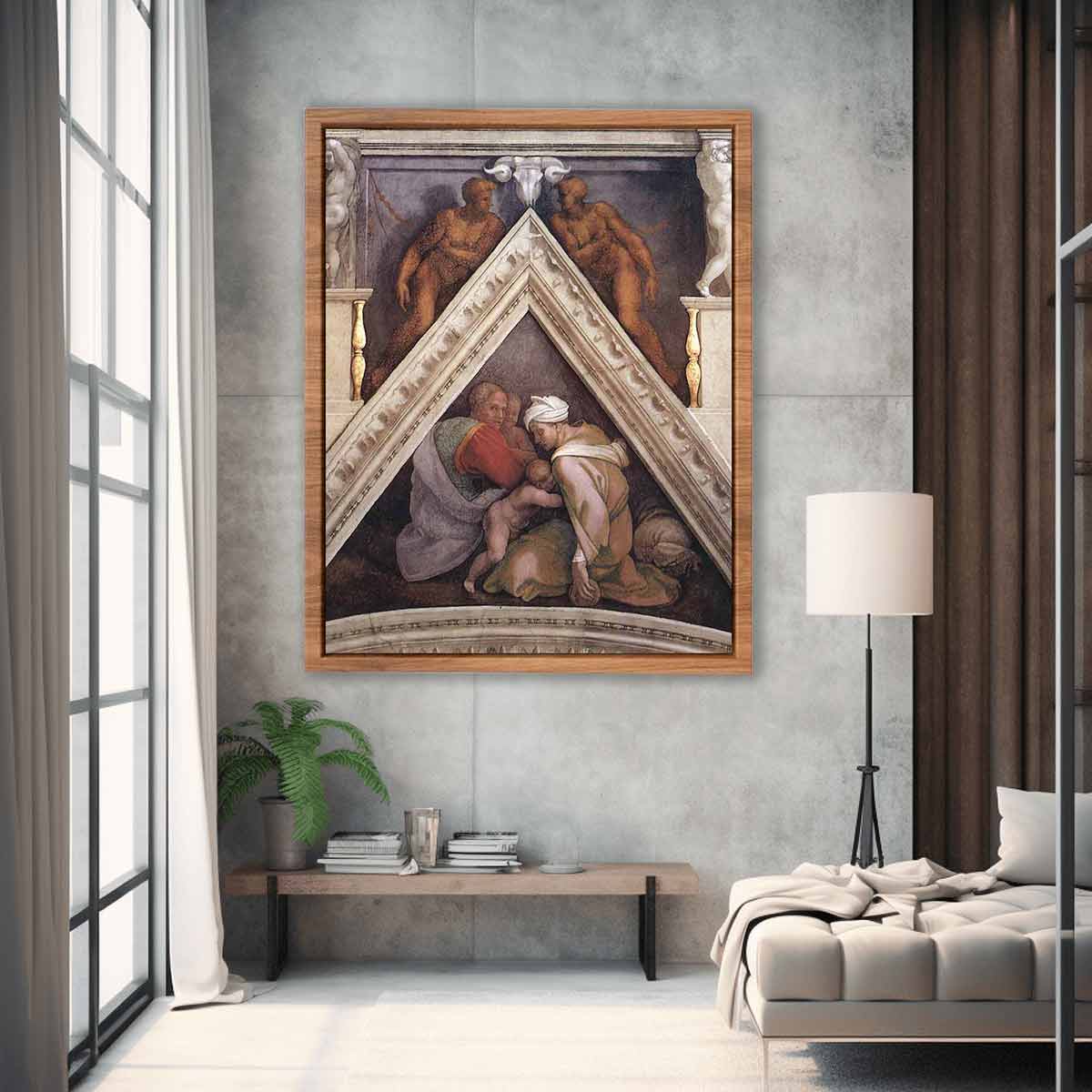 Ancestors of Christ: figures By Michelangelo Buonarroti