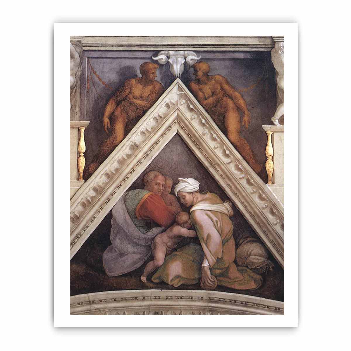 Ancestors of Christ: figures By Michelangelo Buonarroti