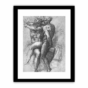 Nude Study By Michelangelo Buonarroti