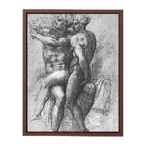 Nude Study By Michelangelo Buonarroti