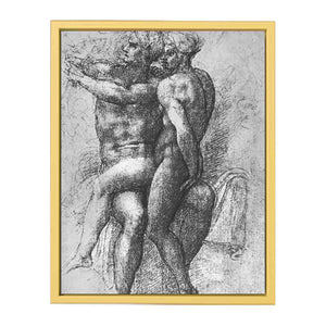 Nude Study By Michelangelo Buonarroti