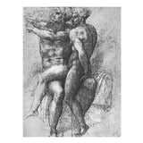 Nude Study By Michelangelo Buonarroti artwork preview