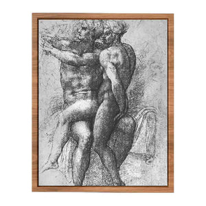 Nude Study By Michelangelo Buonarroti