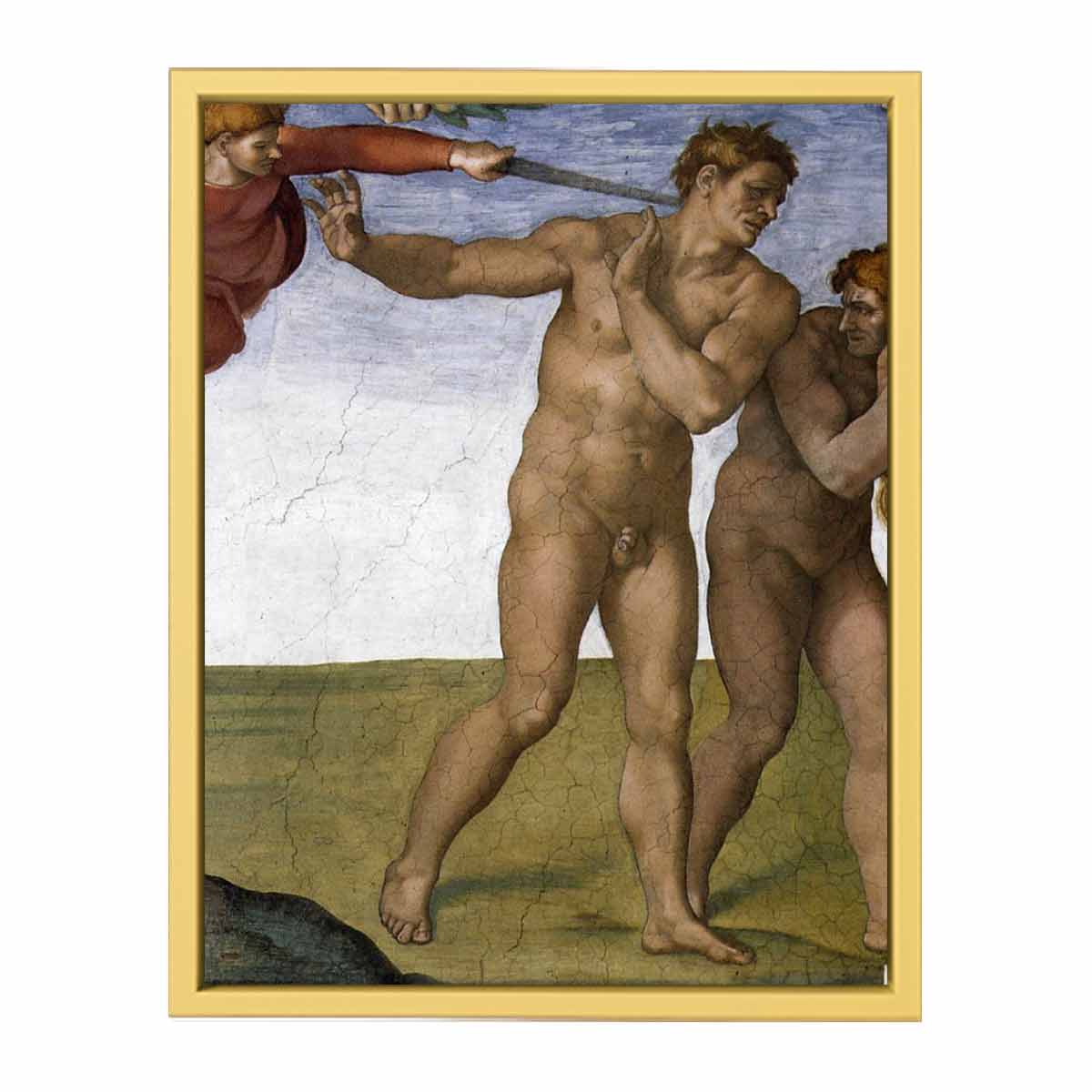 Expulsion from Garden of Eden By Michelangelo Buonarroti
