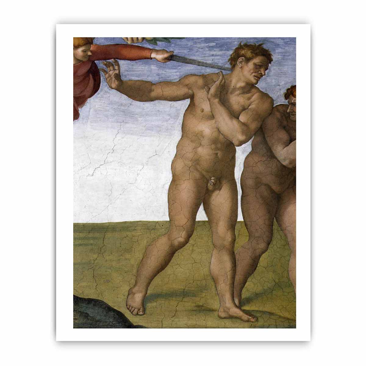 Expulsion from Garden of Eden By Michelangelo Buonarroti