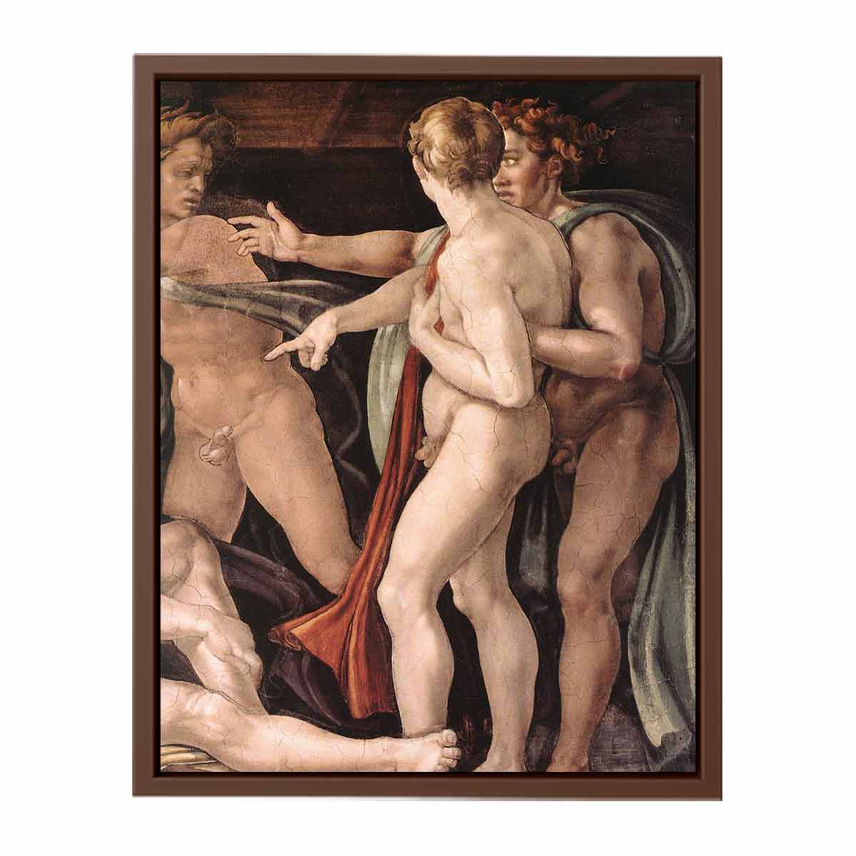 Drunkenness of Noah (detail) By Michelangelo Buonarroti