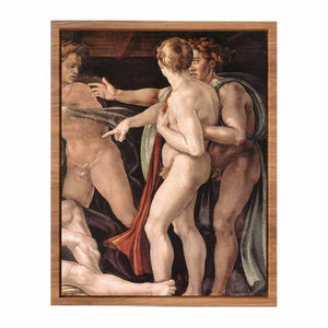 Drunkenness of Noah (detail) By Michelangelo Buonarroti