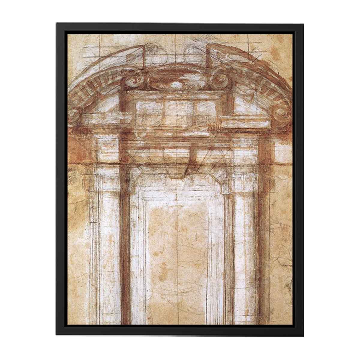 Study for Porta Pia By Michelangelo Buonarroti