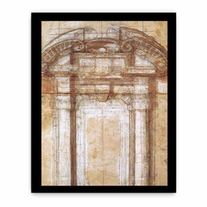 Study for Porta Pia By Michelangelo Buonarroti