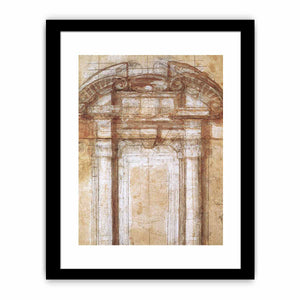 Study for Porta Pia By Michelangelo Buonarroti