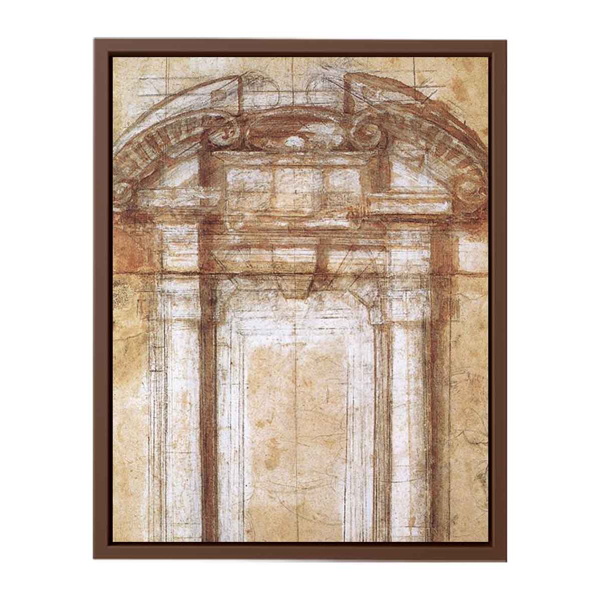 Study for Porta Pia By Michelangelo Buonarroti