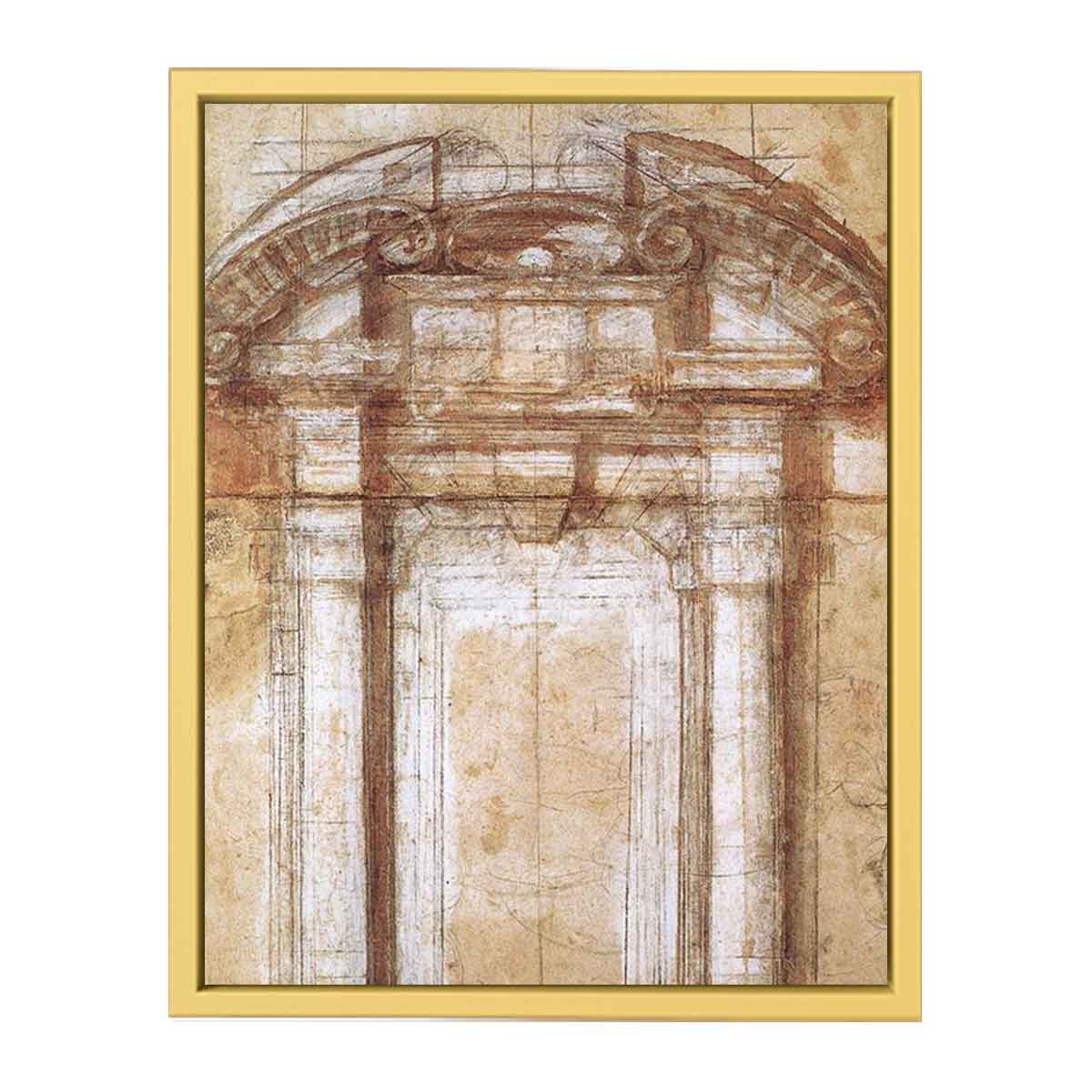 Study for Porta Pia By Michelangelo Buonarroti