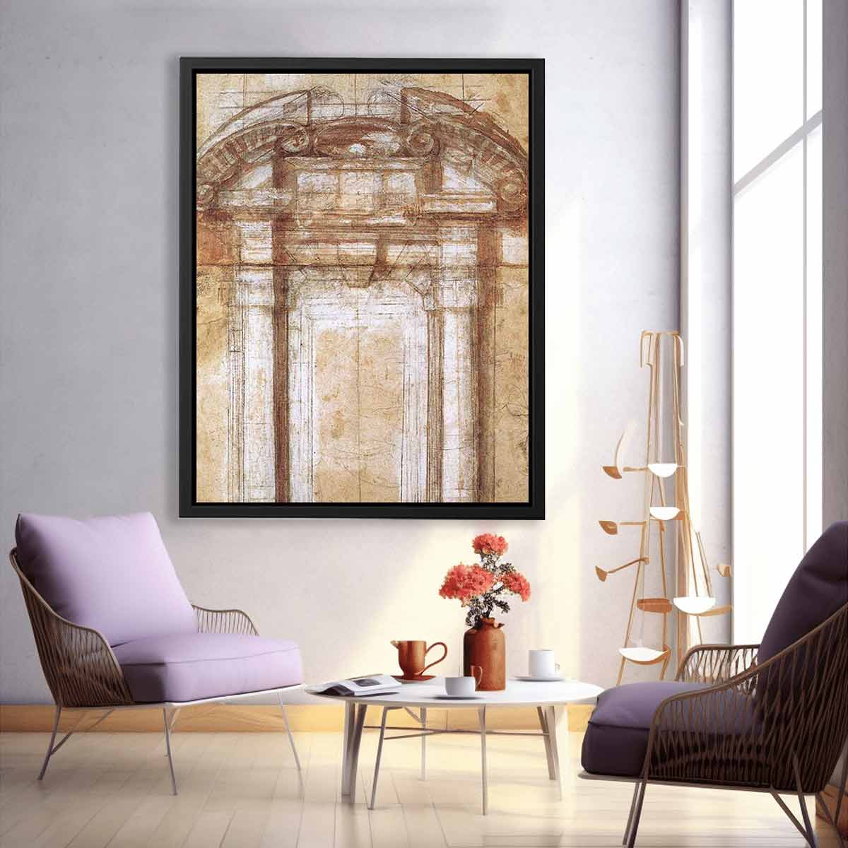 Study for Porta Pia By Michelangelo Buonarroti