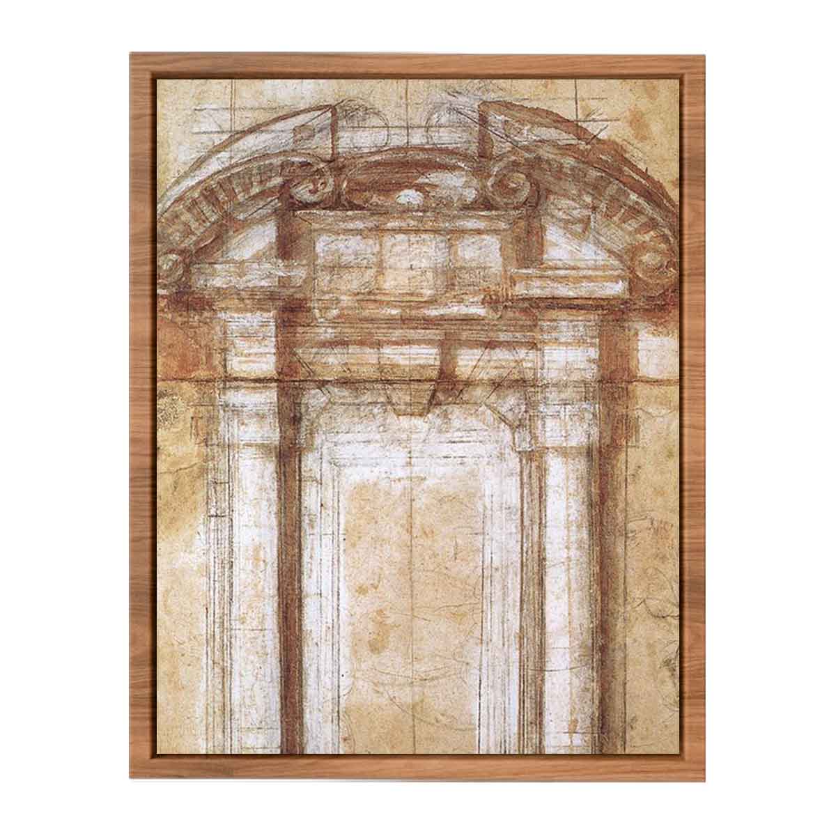 Study for Porta Pia By Michelangelo Buonarroti