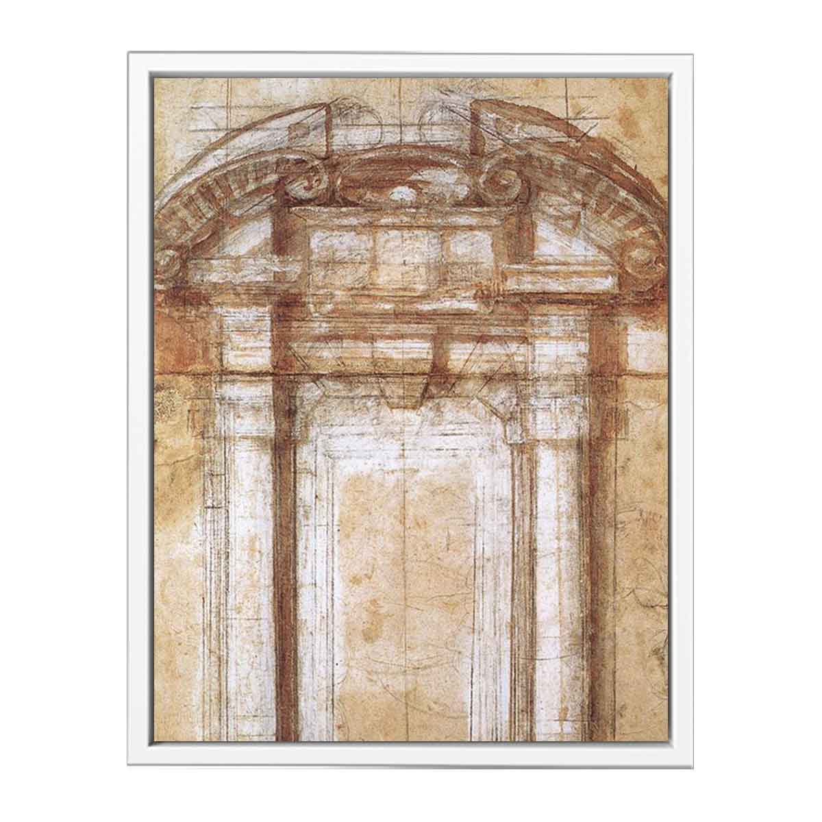 Study for Porta Pia By Michelangelo Buonarroti