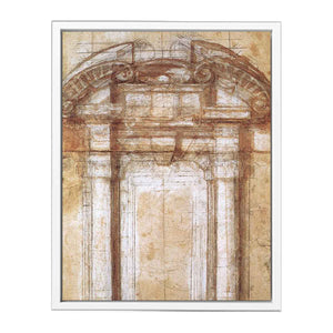 Study for Porta Pia By Michelangelo Buonarroti