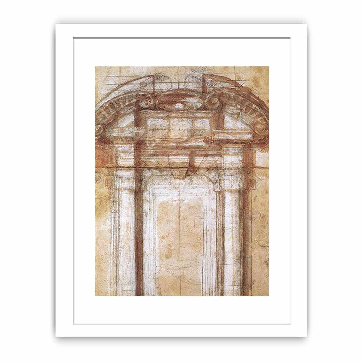 Study for Porta Pia By Michelangelo Buonarroti