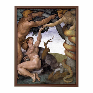 Michelangelo Buonarroti, Fall and Expulsion from Garden of Eden