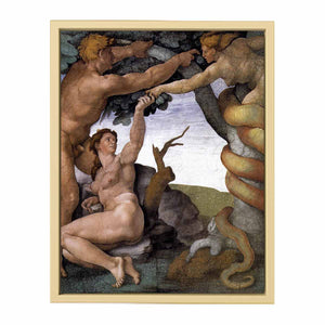 Michelangelo Buonarroti, Fall and Expulsion from Garden of Eden