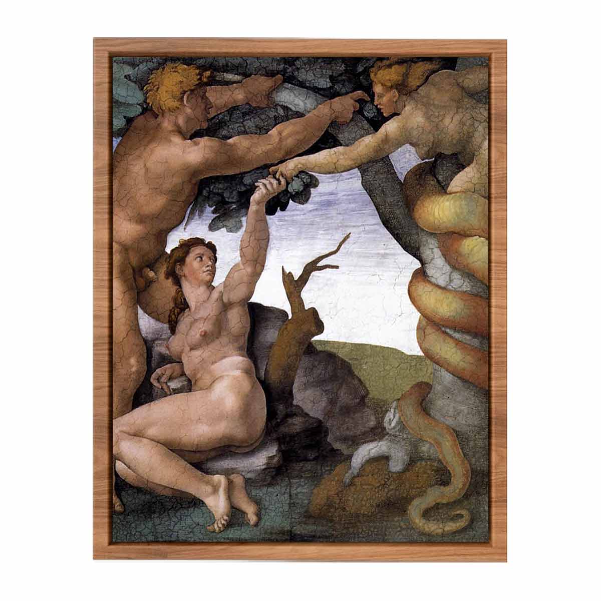Michelangelo Buonarroti, Fall and Expulsion from Garden of Eden