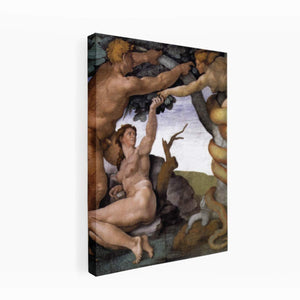 Michelangelo Buonarroti, Fall and Expulsion from Garden of Eden