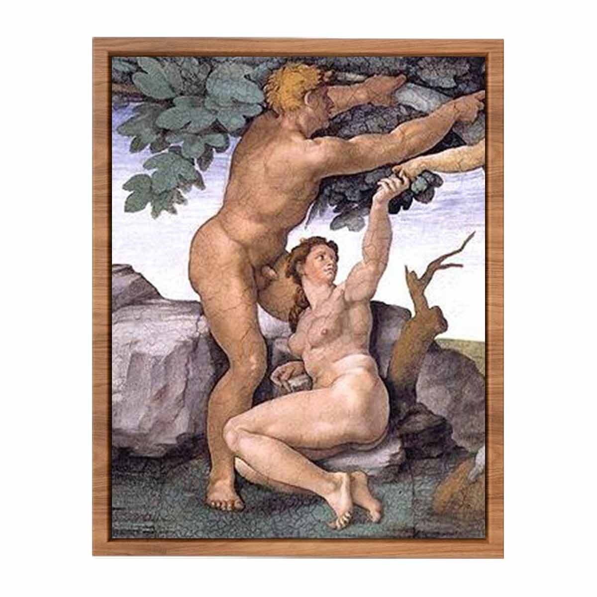 The Fall and Expulsion from Paradise By Michelangelo Buonarroti