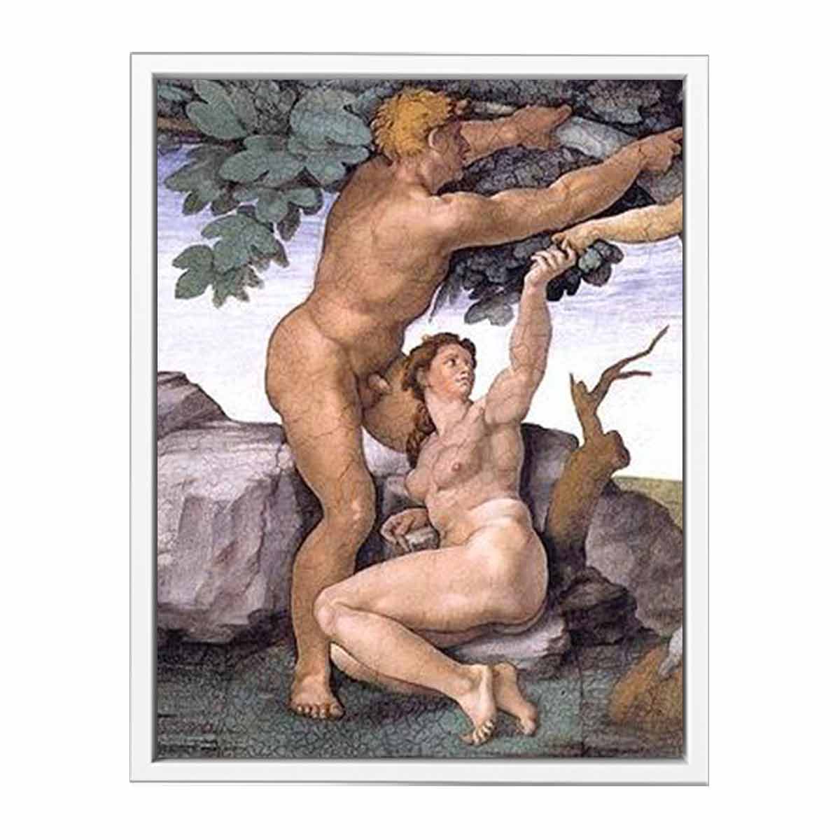 The Fall and Expulsion from Paradise By Michelangelo Buonarroti