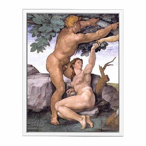The Fall and Expulsion from Paradise By Michelangelo Buonarroti