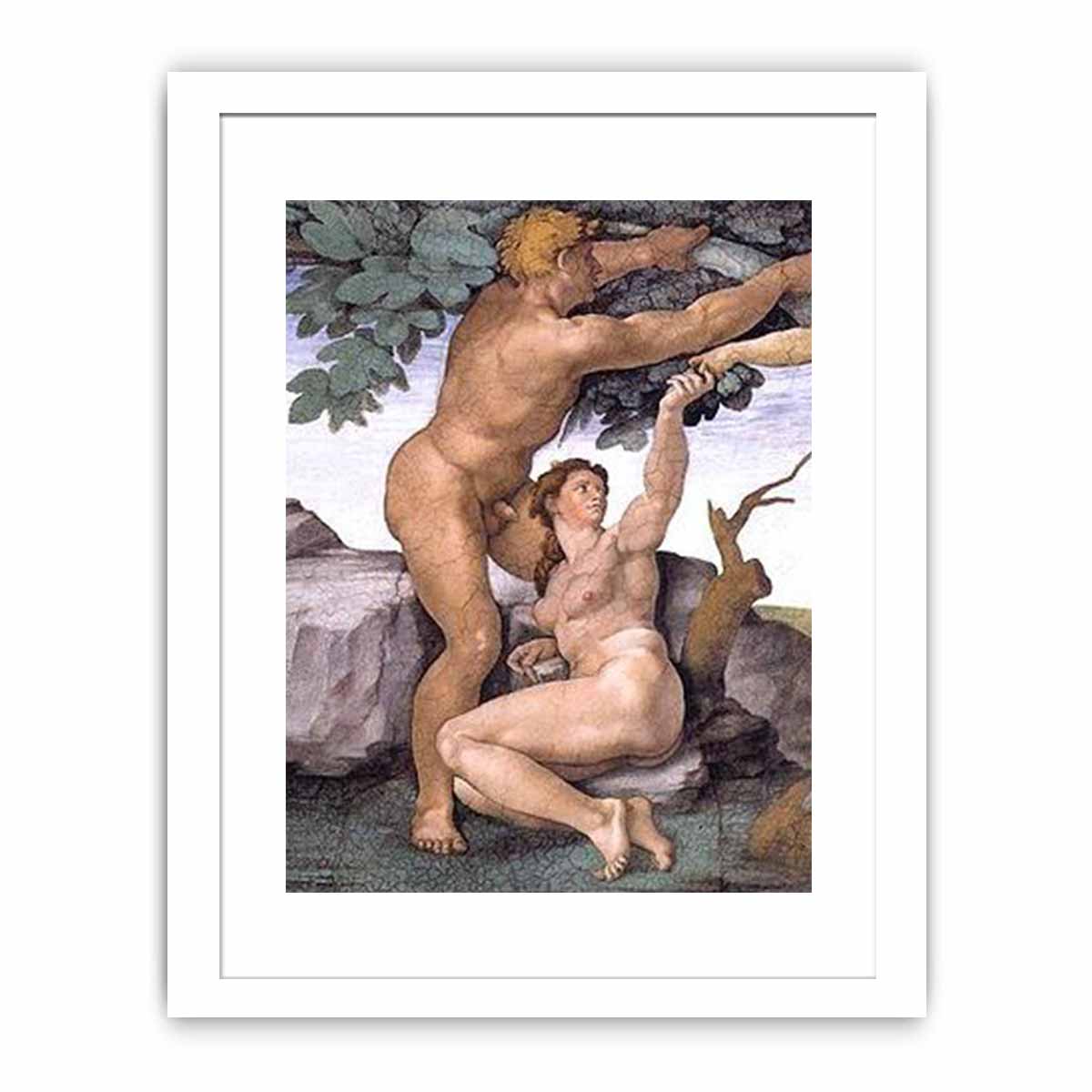 The Fall and Expulsion from Paradise By Michelangelo Buonarroti