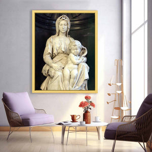 Madonna and Child' By Michelangelo Buonarroti