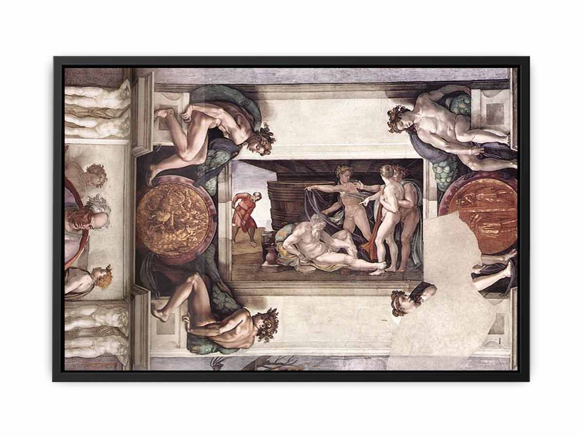 Sistine chapel ceiling: bay 1 By Michelangelo Buonarroti
