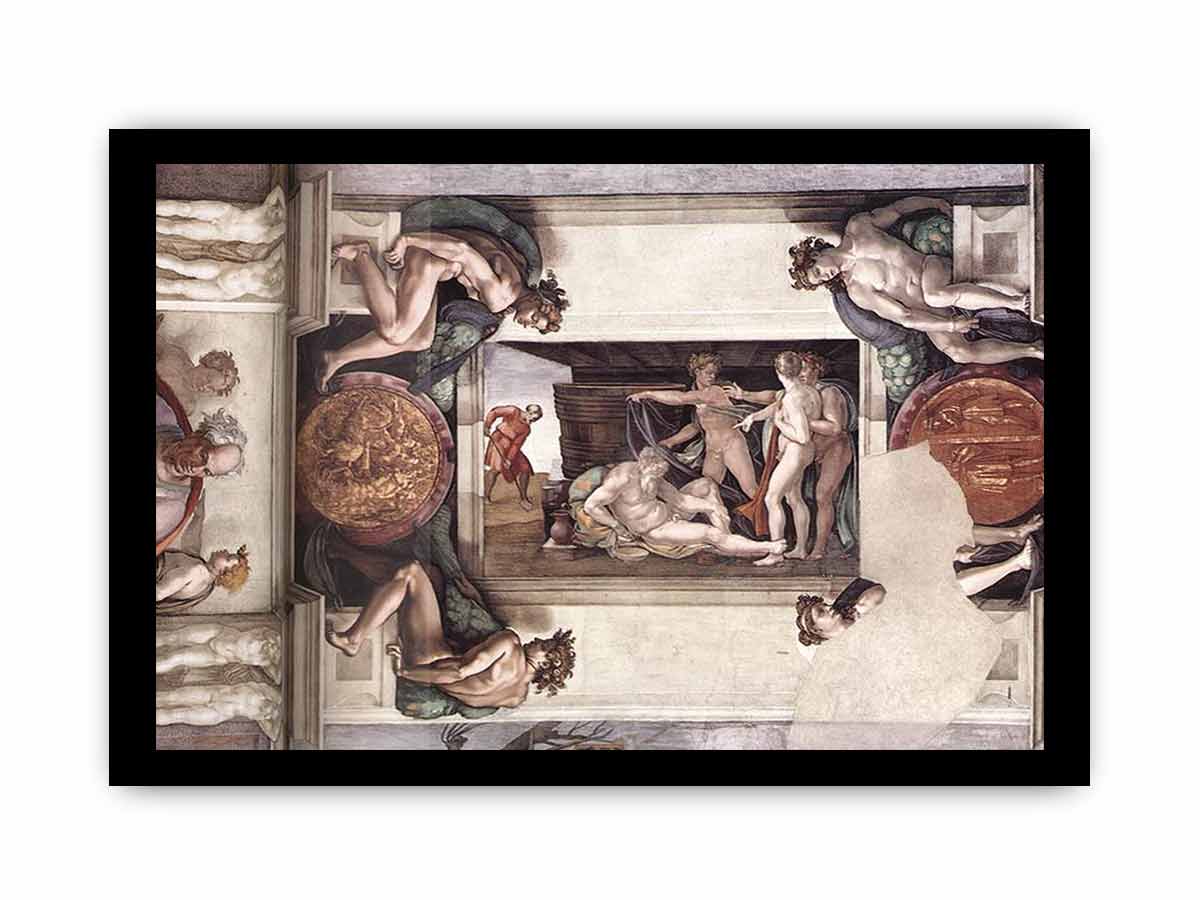Sistine chapel ceiling: bay 1 By Michelangelo Buonarroti