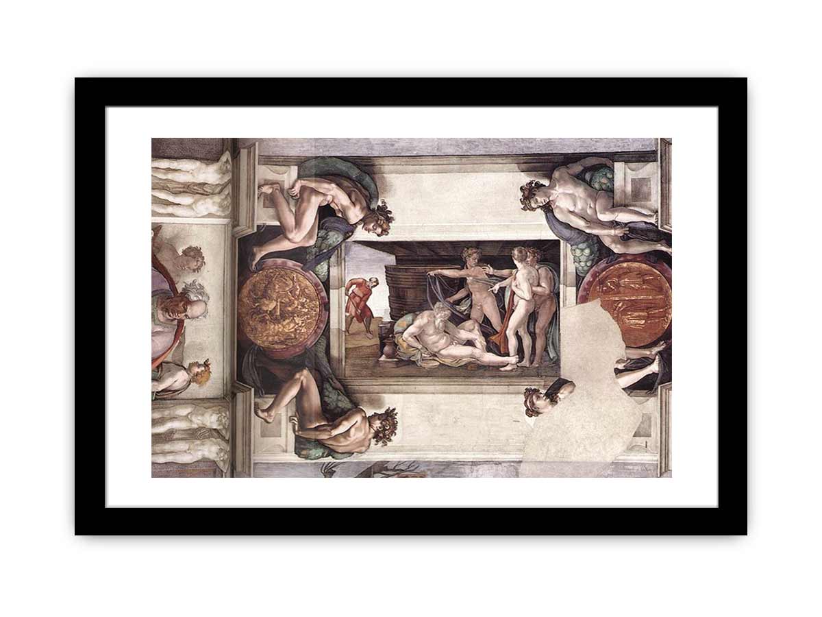 Sistine chapel ceiling: bay 1 By Michelangelo Buonarroti