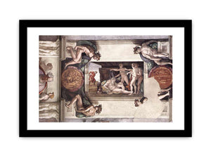 Sistine chapel ceiling: bay 1 By Michelangelo Buonarroti